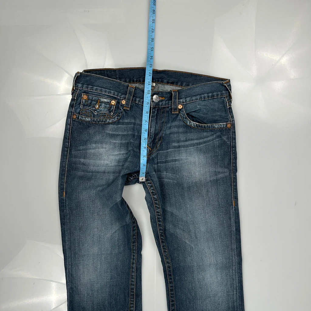 True Religion Jeans - 33W 32L Blue Denim - Image 4