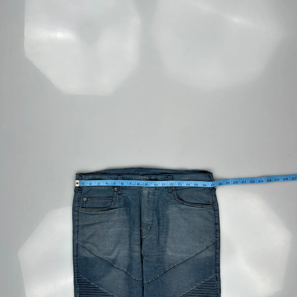 True Religion Contrast Stitch Jeans - 33W 30L Blue Cotton - Image 3