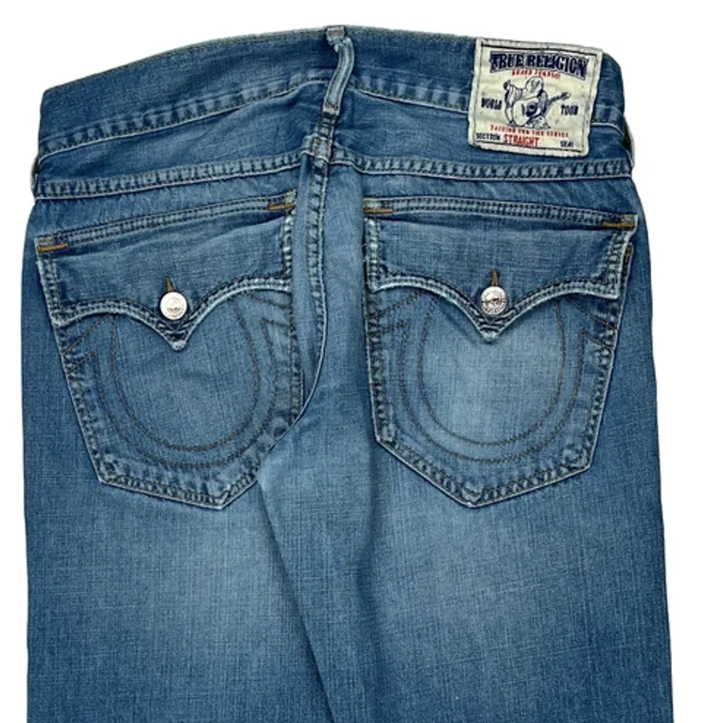 True Religion Jeans - 34W 29L Blue Denim - Image 7