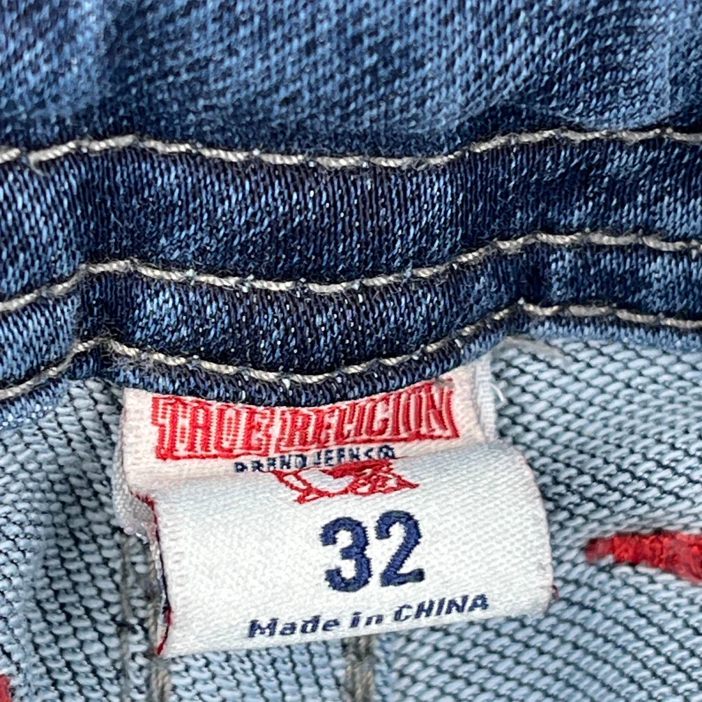 True Religion Jeans - 36W 30L Blue Denim - Image 6