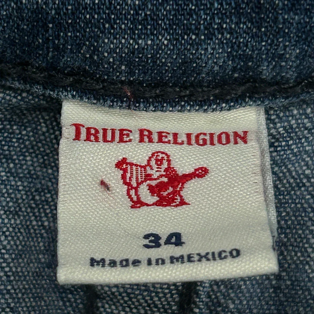 True Religion Jeans - 36W 28L Blue Denim - Image 7