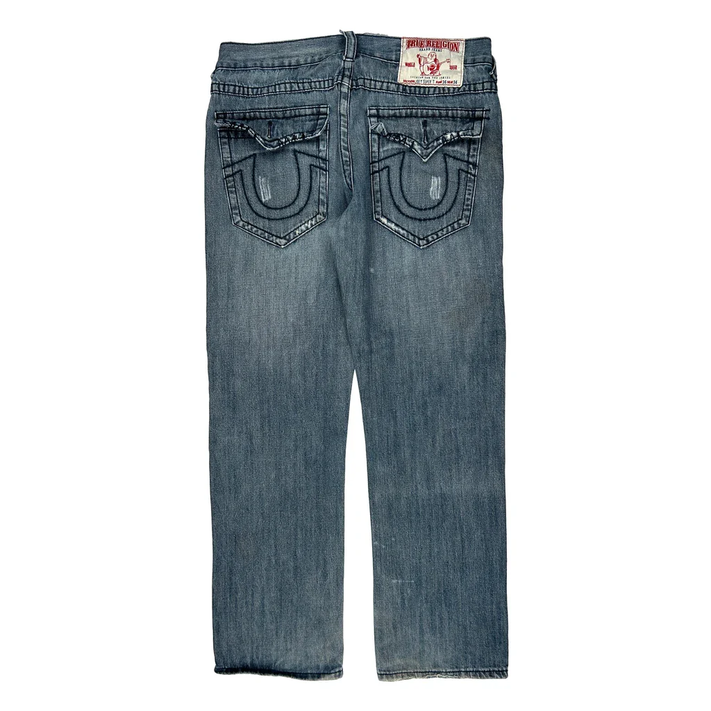 True Religion Jeans - 36W 33L Blue Cotton