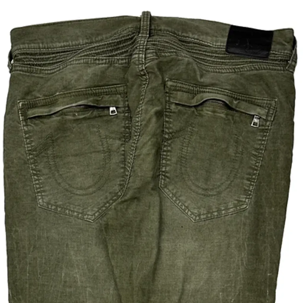 True Religion Skinny Jeans - 34W 34L Green Cotton - Image 8