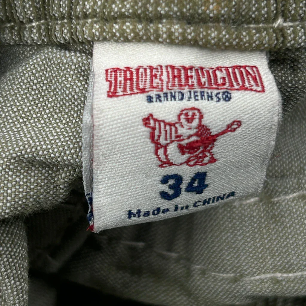 True Religion Jeans - 34W 27L Green Cotton - Image 6