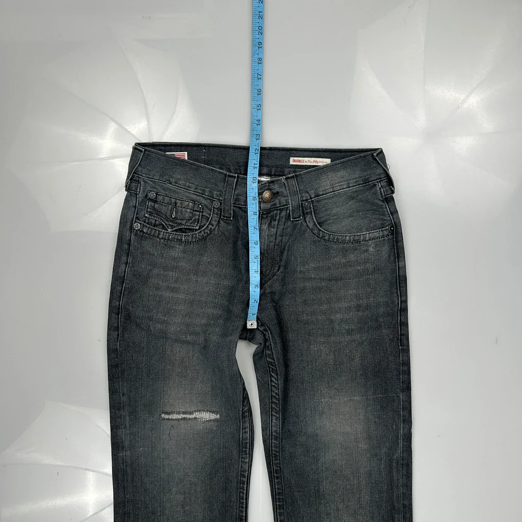 True Religion Jeans - 32W 28L Grey Denim - Image 4