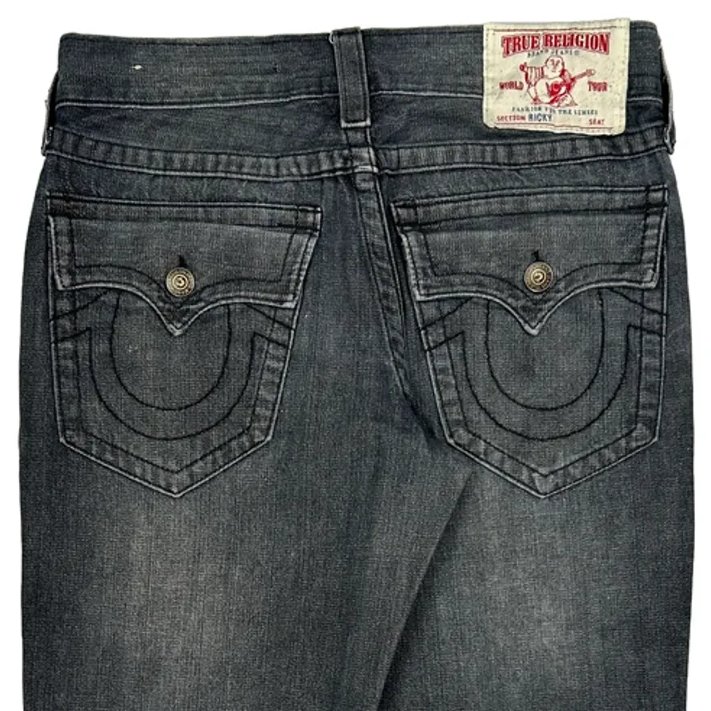 True Religion Jeans - 32W 28L Grey Denim - Image 7