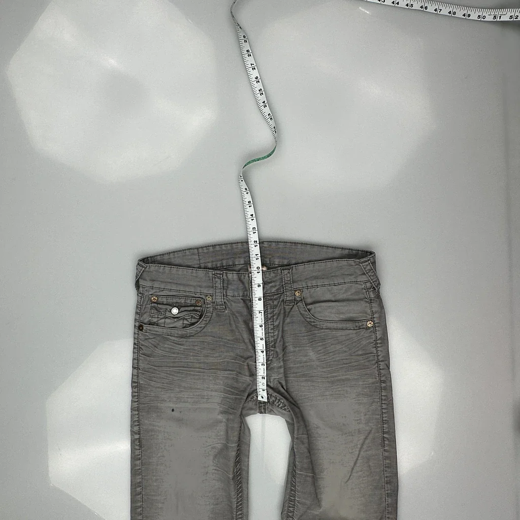 True Religion Jeans - 35W 33L Grey Cotton - Image 4