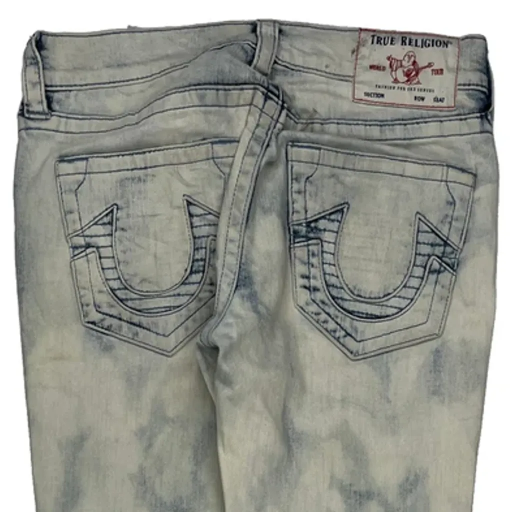 True Religion Jeans - 32W 34L Light Wash Cotton - Image 7