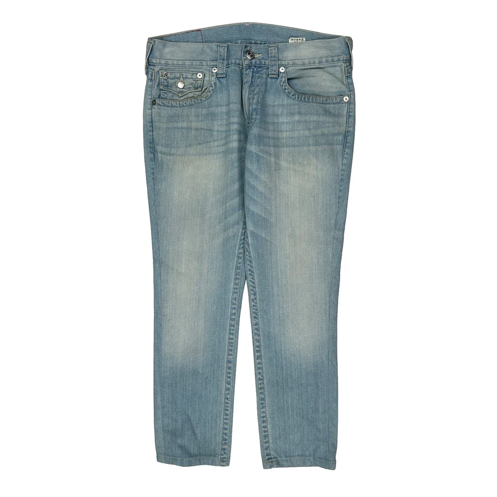 True Religion Jeans - 33W 30L Light Wash Cotton - Image 2