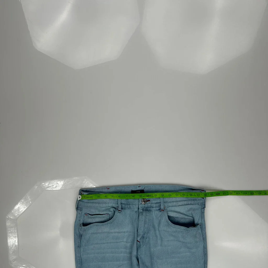 True Religion Slim Jeans - 35W 31L Light Wash Cotton - Image 3