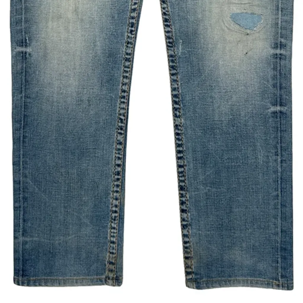 True Religion Slim Fit Jeans - 36W 31L Light Wash Cotton - Image 10