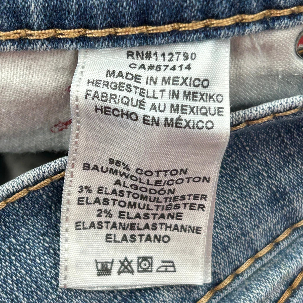 True Religion Slim Fit Jeans - 36W 31L Light Wash Cotton - Image 7