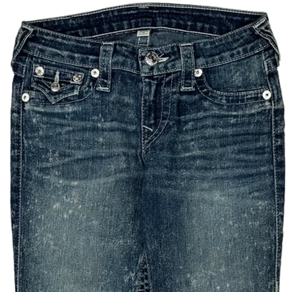 True Religion Skinny Jeans - 27W UK 6 Acid Wash Denim - Image 10