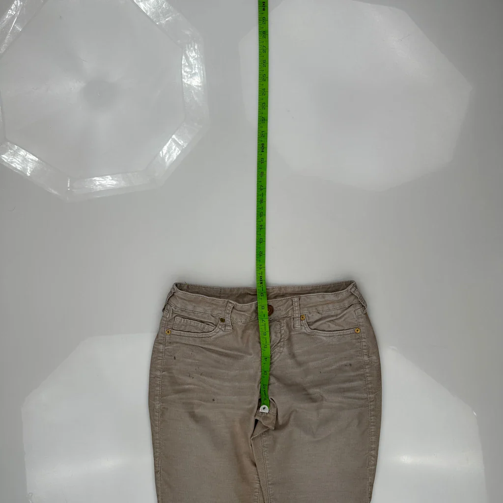 True Religion Skinny Jeans - 28W US 4 Beige Cotton - Image 4