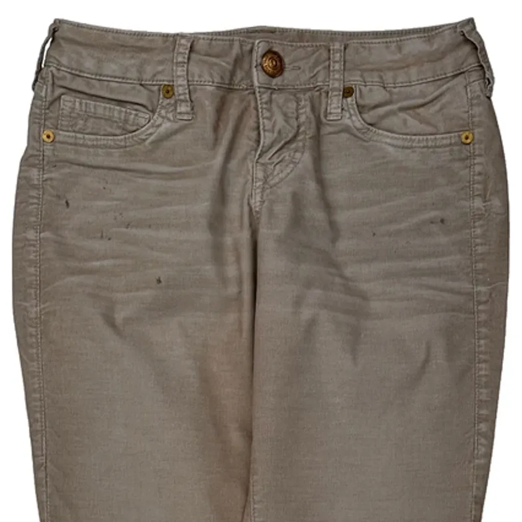 True Religion Skinny Jeans - 28W US 4 Beige Cotton - Image 9