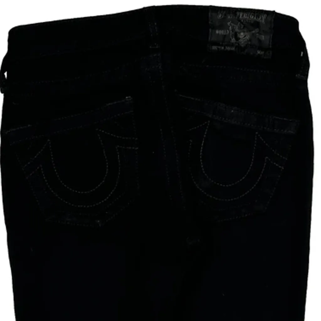True Religion Skinny Jeans - 24W UK 4 Black Denim - Image 8
