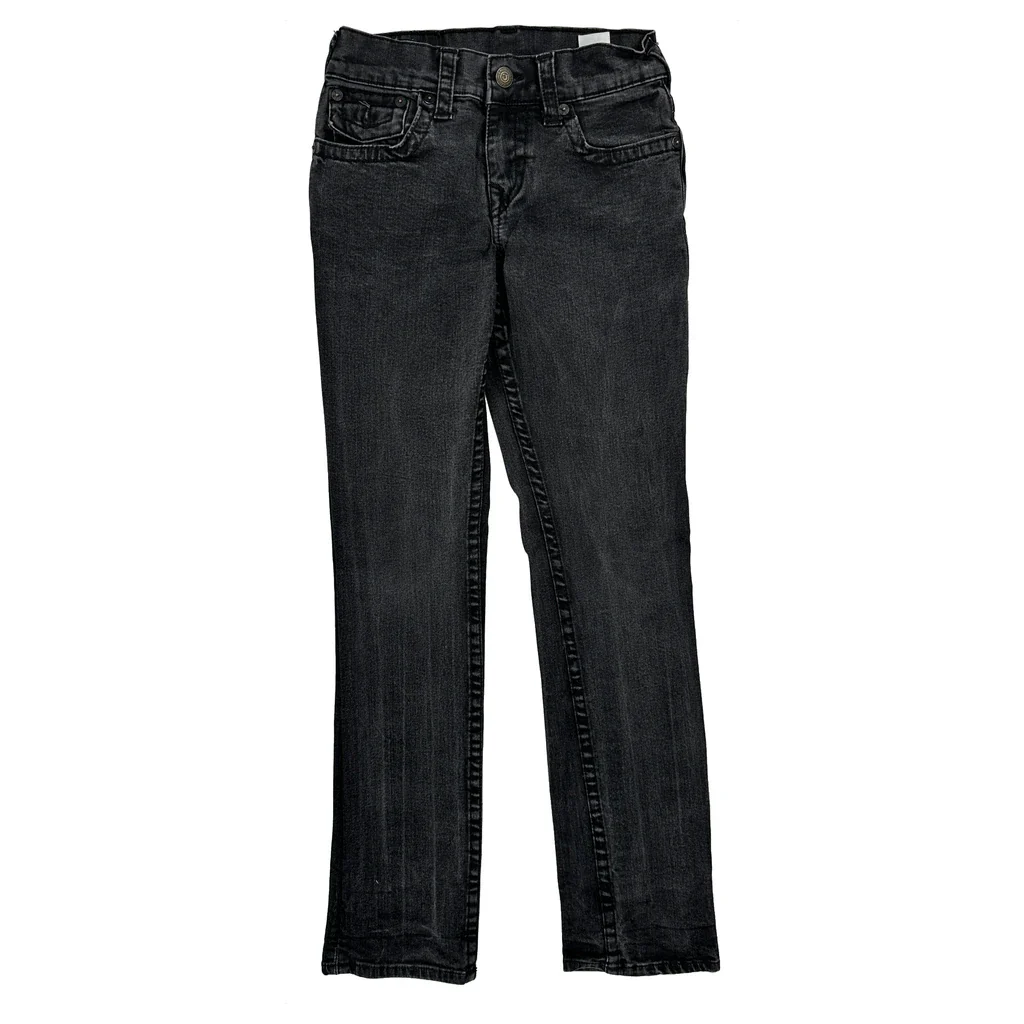 True Religion Slim Fit Jeans - 26W US 2 Black Cotton Blend - Image 2