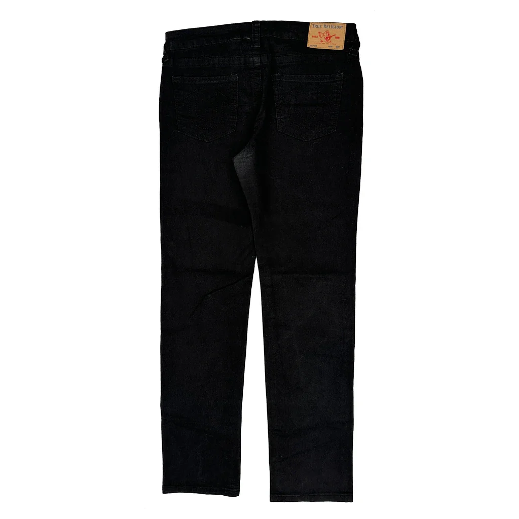 True Religion Skinny Jeans - 32W UK 10 Black Denim