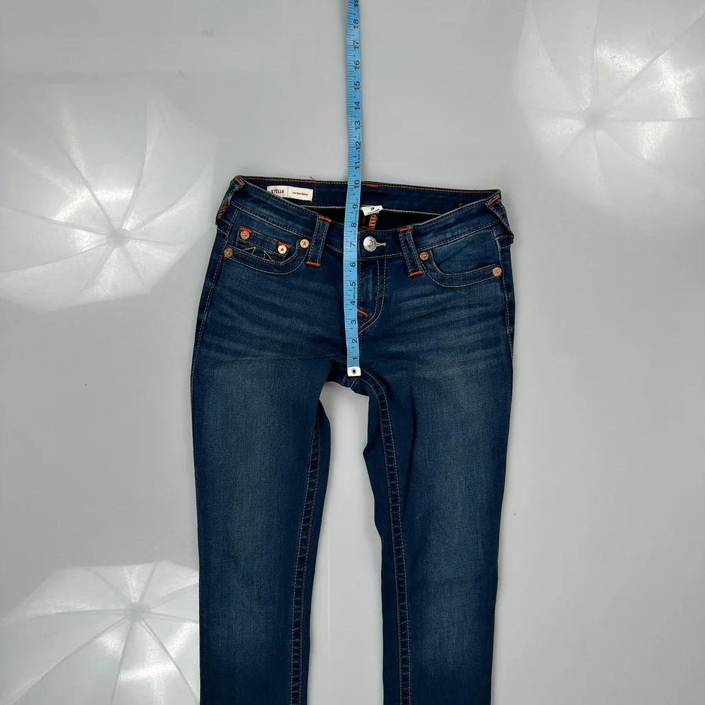 True Religion Skinny Jeans - 26W US 2 Blue Denim - Image 4