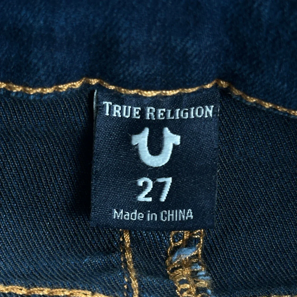 True Religion Skinny Jeans - 27W US 2 Blue Cotton - Image 6