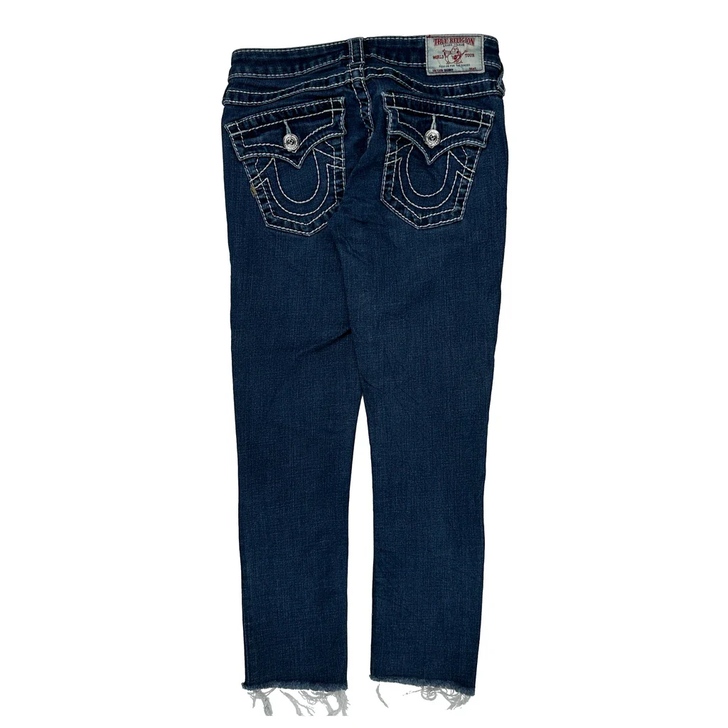 True Religion Skinny Jeans - 27W US 2 Blue Denim