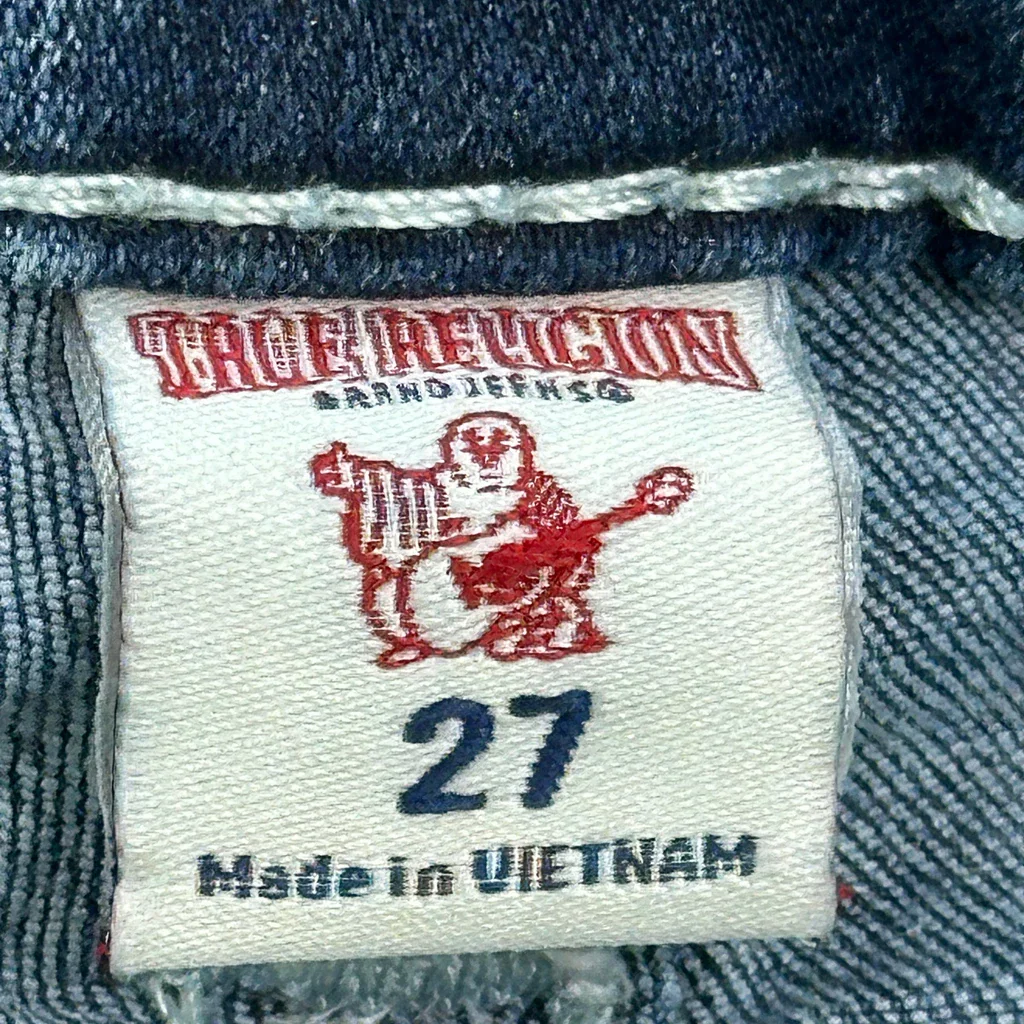 True Religion Skinny Jeans - 27W US 2 Blue Denim - Image 6