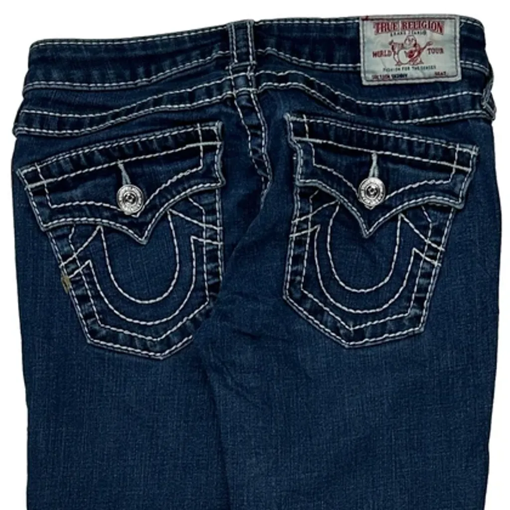 True Religion Skinny Jeans - 27W US 2 Blue Denim - Image 8