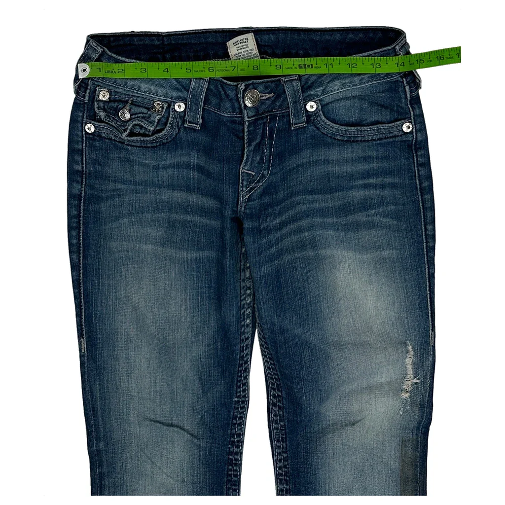 True Religion Skinny Jeans - 27W US 2 Blue Denim - Image 2