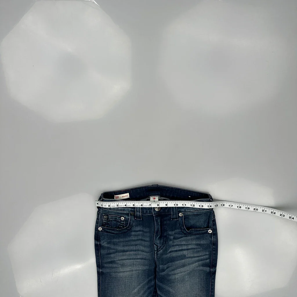 True Religion Skinny Jeans - 28W UK 8 Blue Denim - Image 3