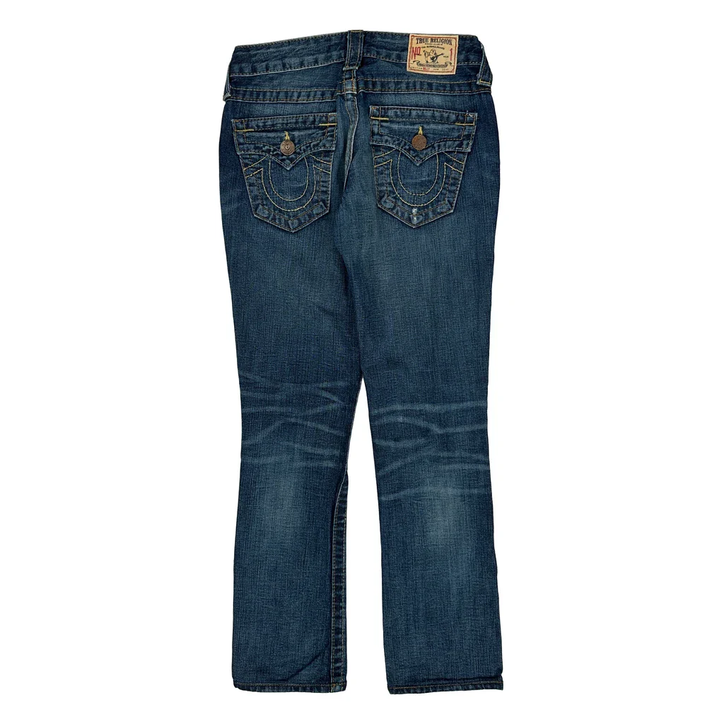 True Religion Jeans - 28W UK 6 Blue Cotton