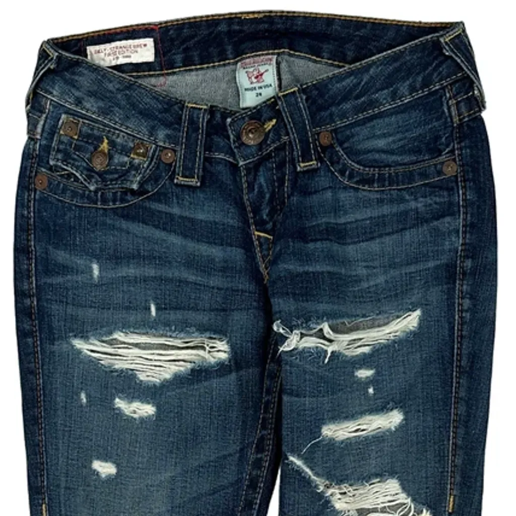 True Religion Jeans - 28W UK 6 Blue Cotton - Image 11