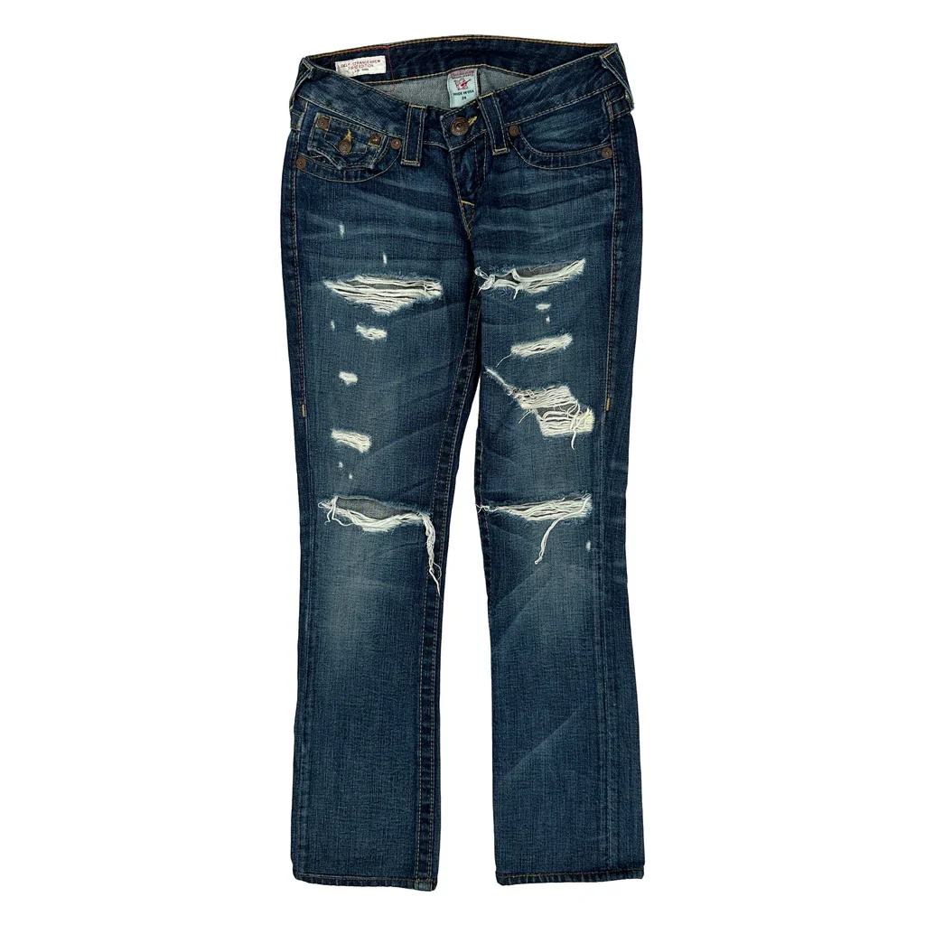 True Religion Jeans - 28W UK 6 Blue Cotton - Image 2