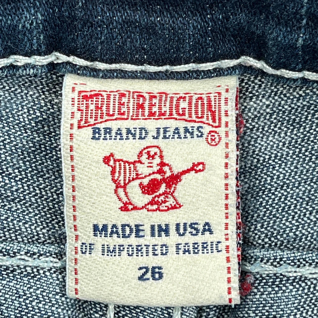 True Religion Boot Cut Jeans - 28W UK 6 Blue Denim - Image 6