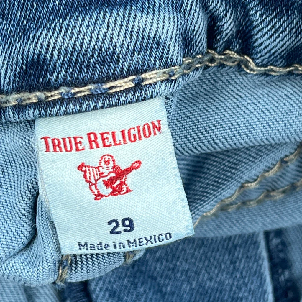 True Religion Jeans - 28W UK 8 Blue Denim - Image 6