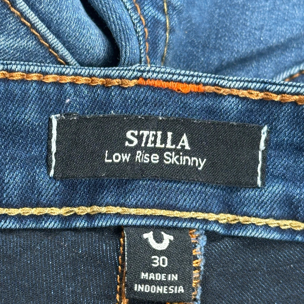 True Religion Skinny Jeans - 28W US 2 Blue Cotton Blend - Image 6
