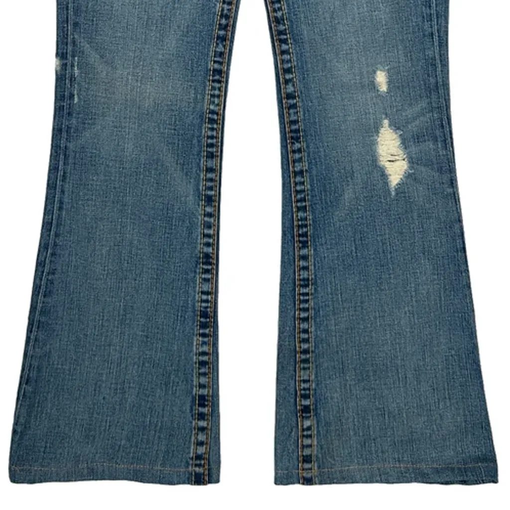 True Religion Boot Cut Jeans - 28W UK 6 Blue Denim - Image 10