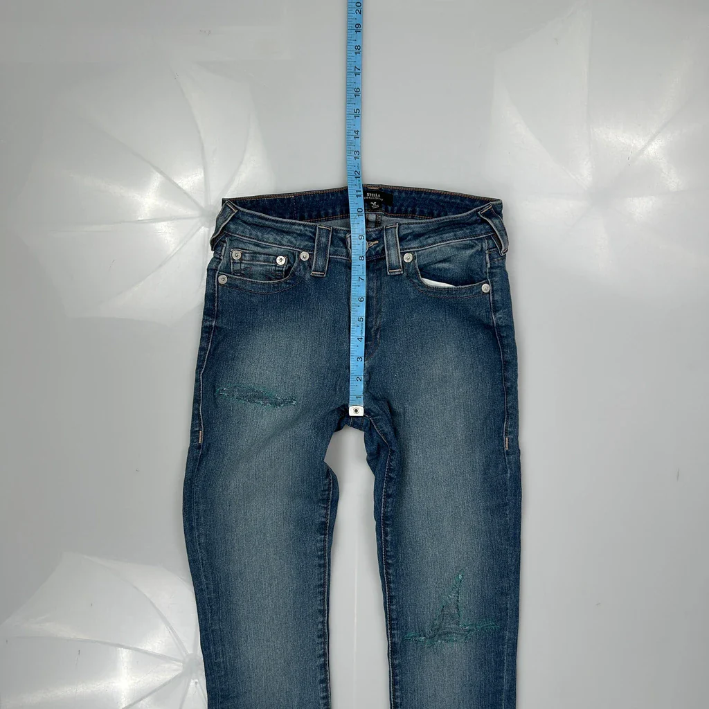 True Religion Skinny Jeans - 28W UK 8 Blue Denim - Image 4