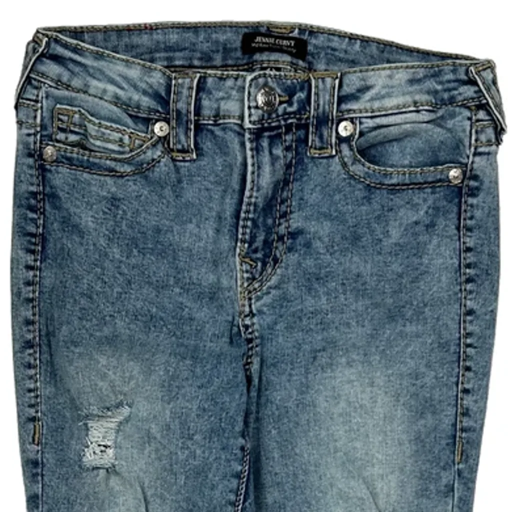 True Religion Skinny Jeans - 28W UK 8 Blue Cotton - Image 10