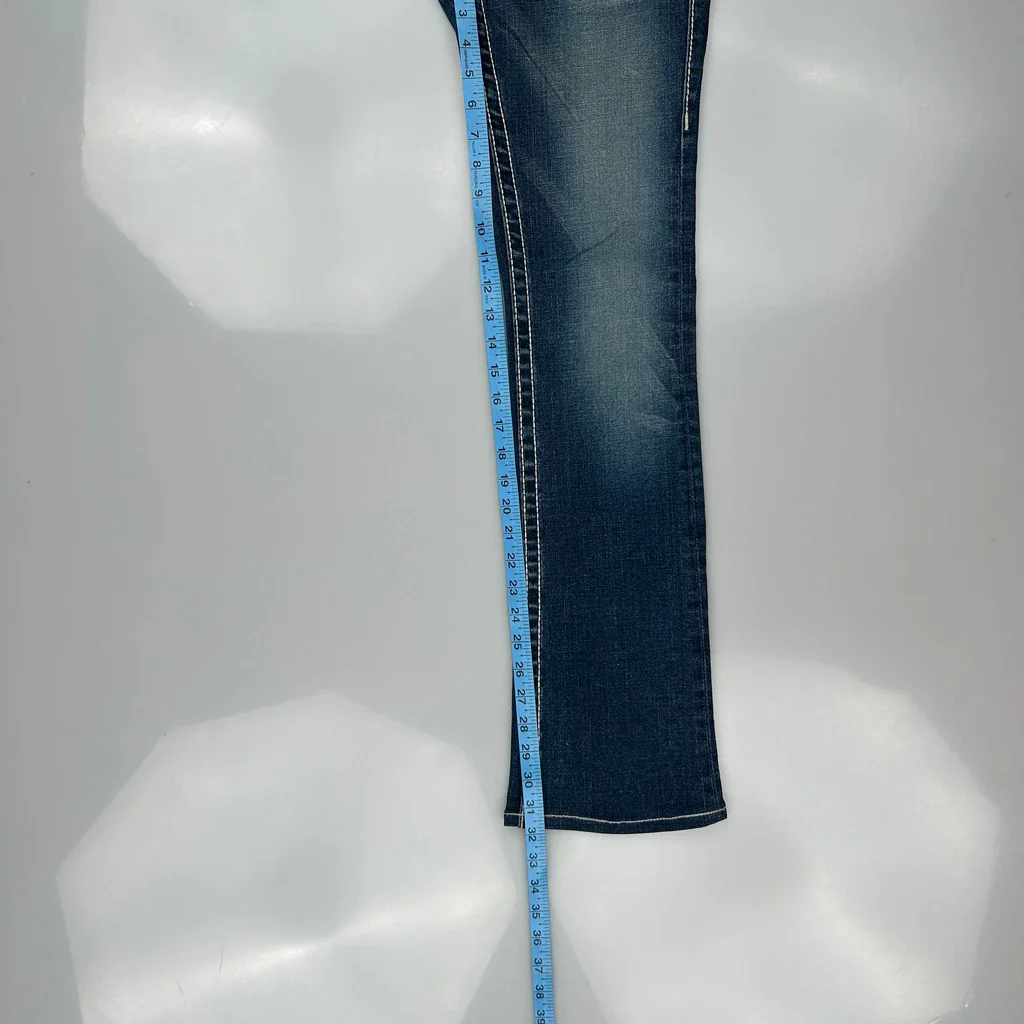 True Religion Boot Cut Jeans - 28W UK 6 Blue Denim - Image 5