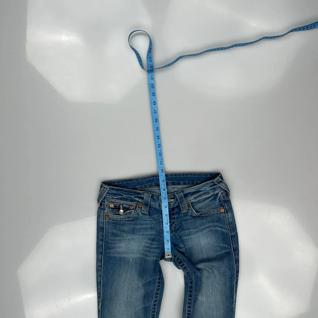 True Religion Skinny Jeans - 29W UK 8 Blue Cotton - Image 4