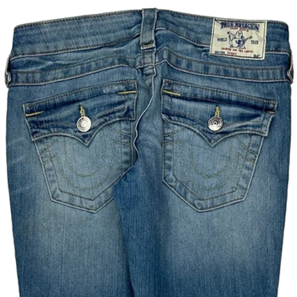 True Religion Skinny Jeans - 29W UK 8 Blue Cotton - Image 8