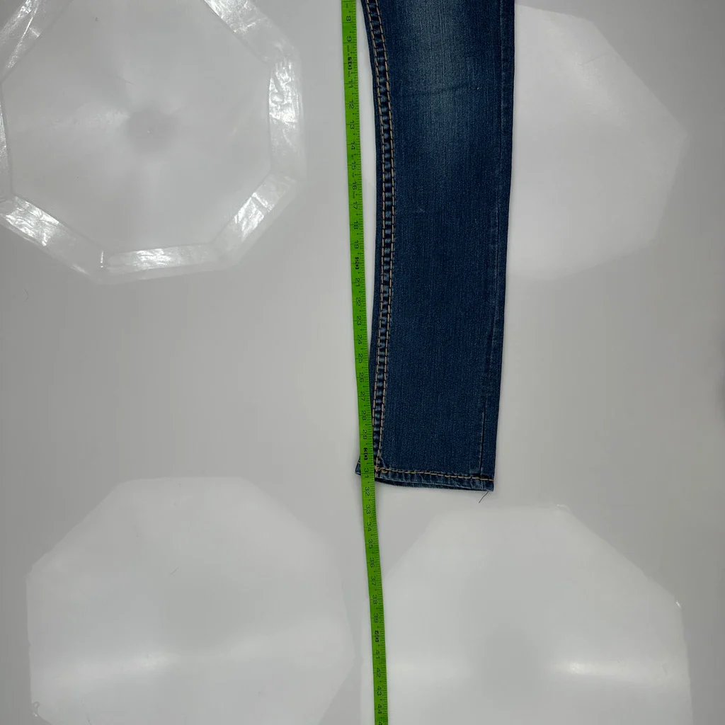 True Religion Contrast Stitch Jeans - 30W US 4 Blue Denim - Image 5
