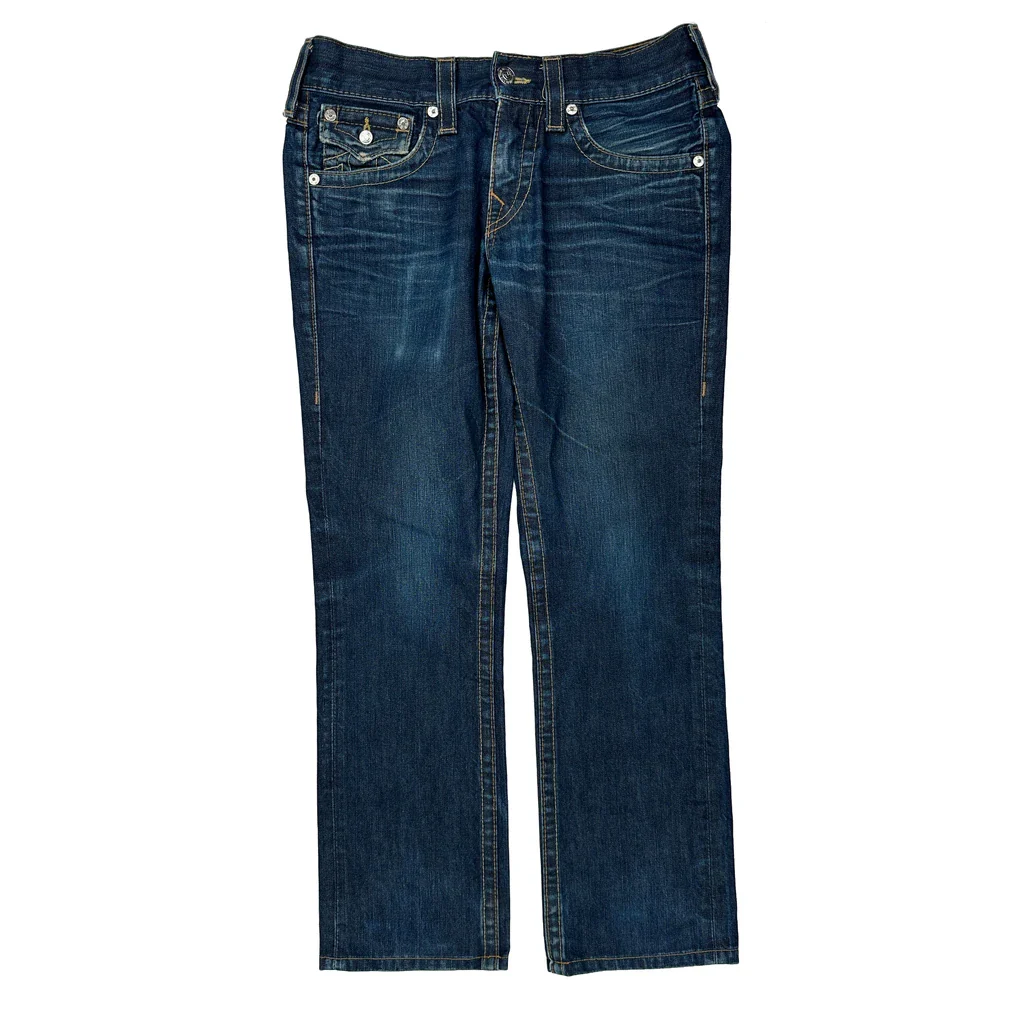 True Religion Boot Cut Jeans - 30W US 6 Blue Denim - Image 2