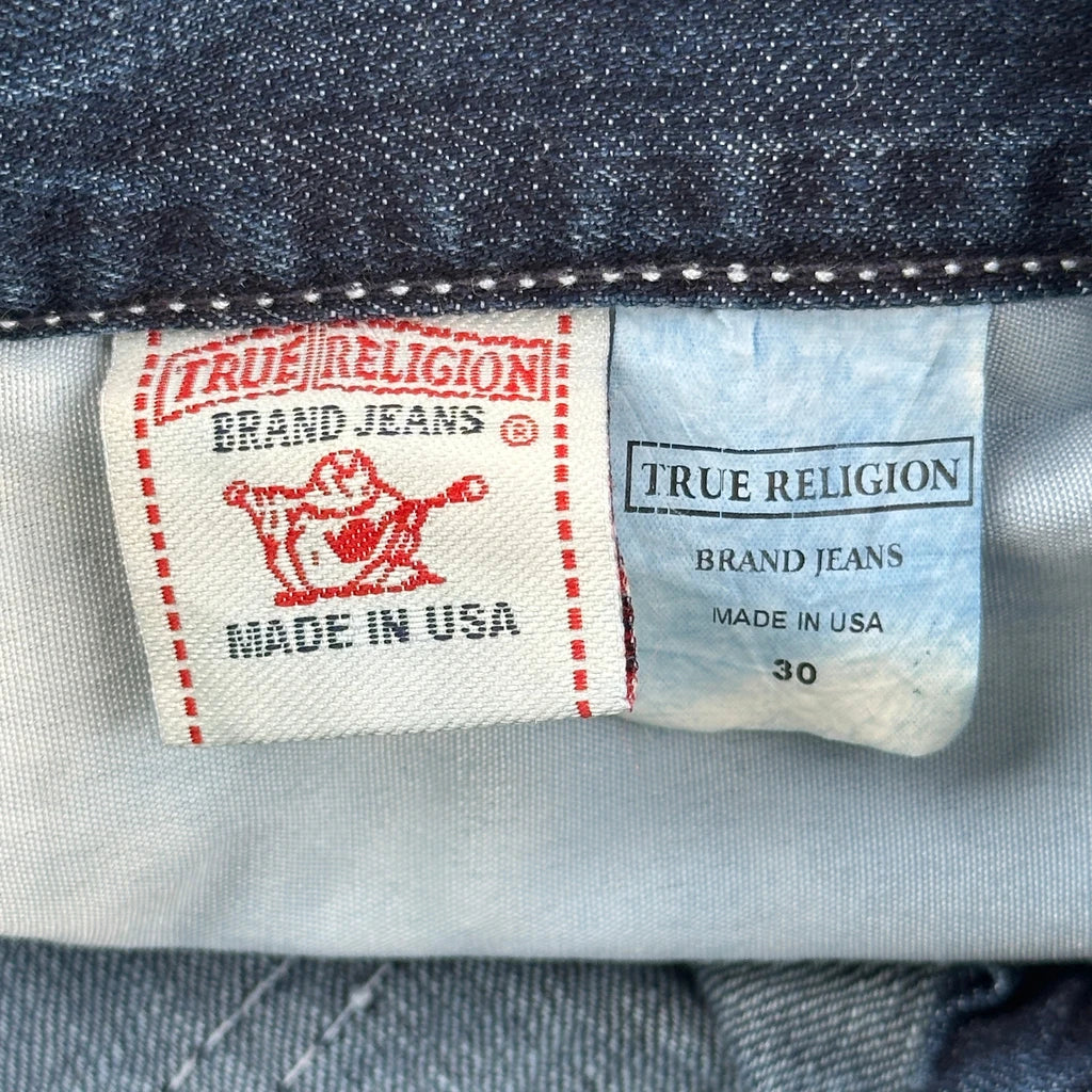 True Religion Contrast Stitch Jeans - 30W US 6 Blue Denim - Image 6