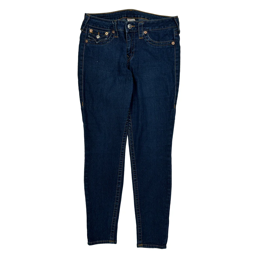 True Religion Skinny Jeans - 30W UK 8 Blue Denim - Image 2