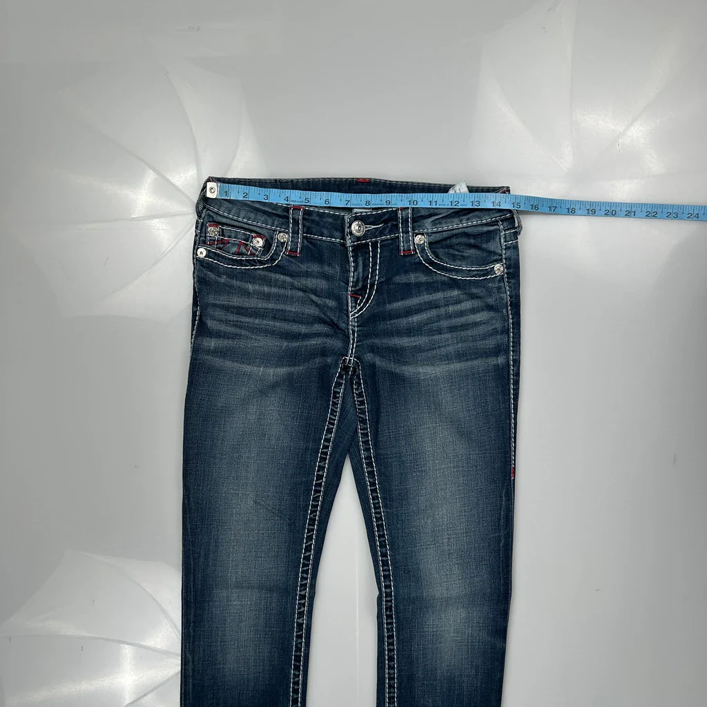 True Religion Skinny Jeans - 30W UK 8 Blue Denim - Image 3