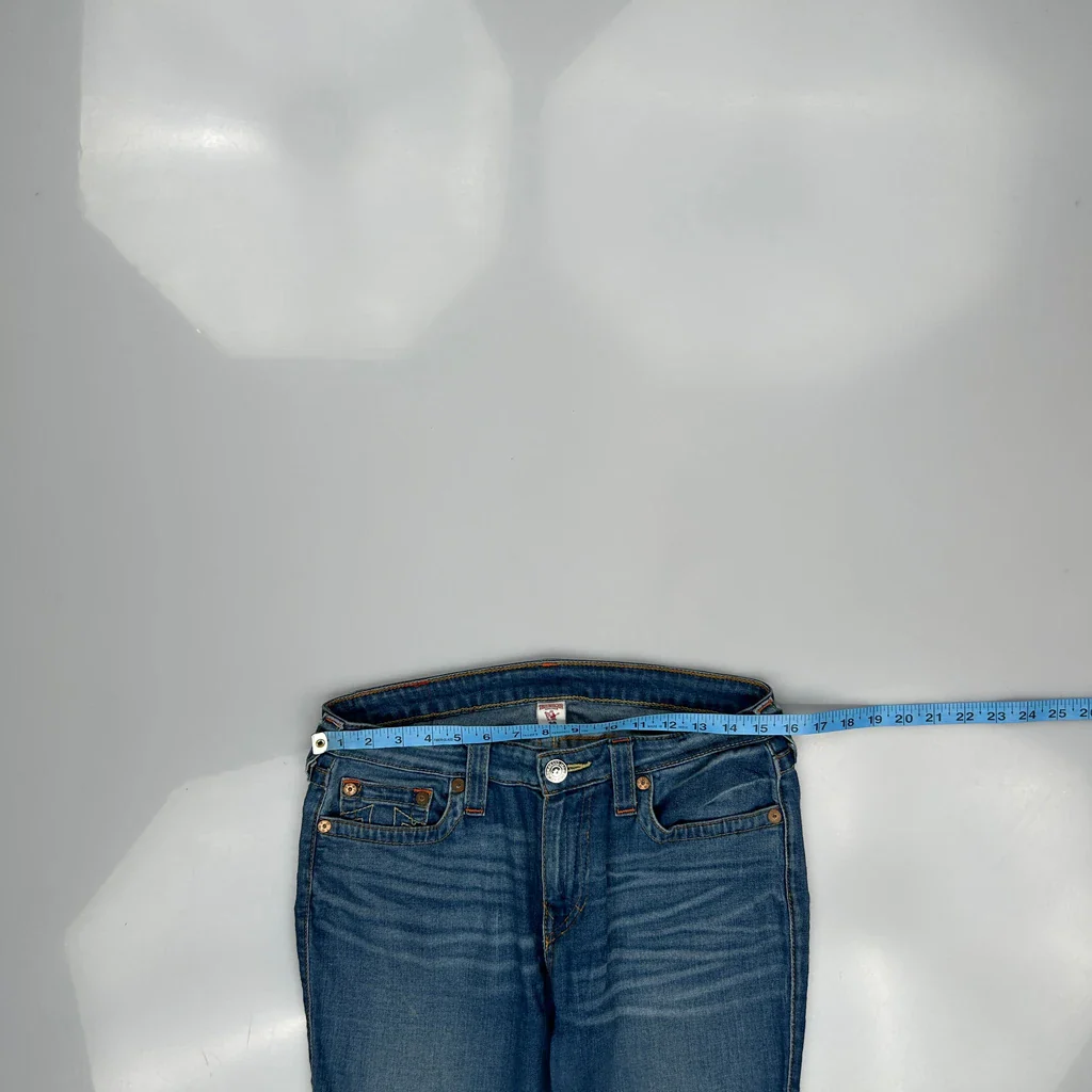 True Religion Skinny Jeans - 31W UK 12 Blue Denim - Image 3