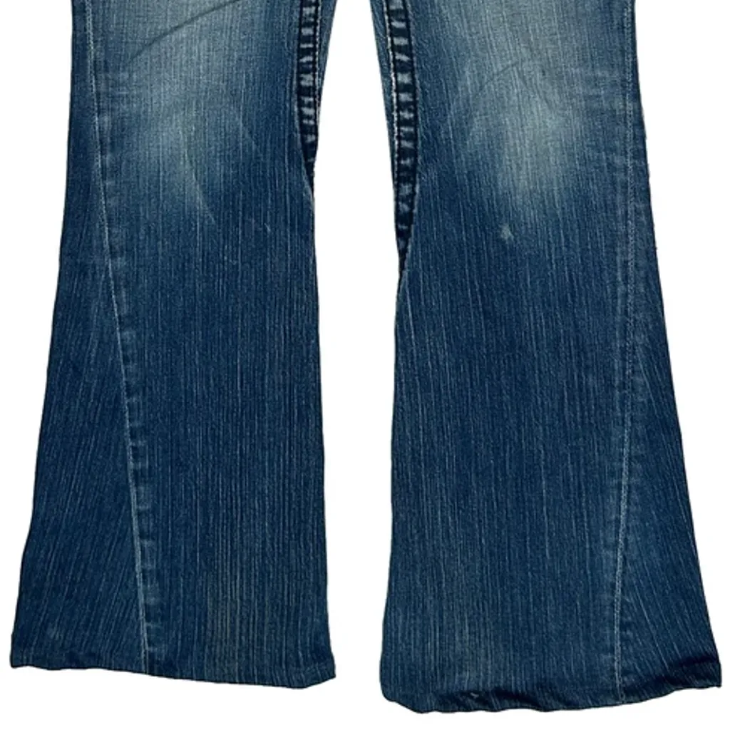 True Religion Boot Cut Jeans - 34W UK 12 Blue Denim - Image 10