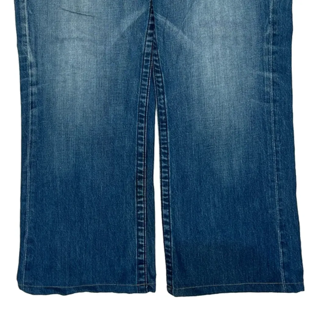 True Religion Boot Cut Jeans - 35W UK 14 Blue Denim - Image 10