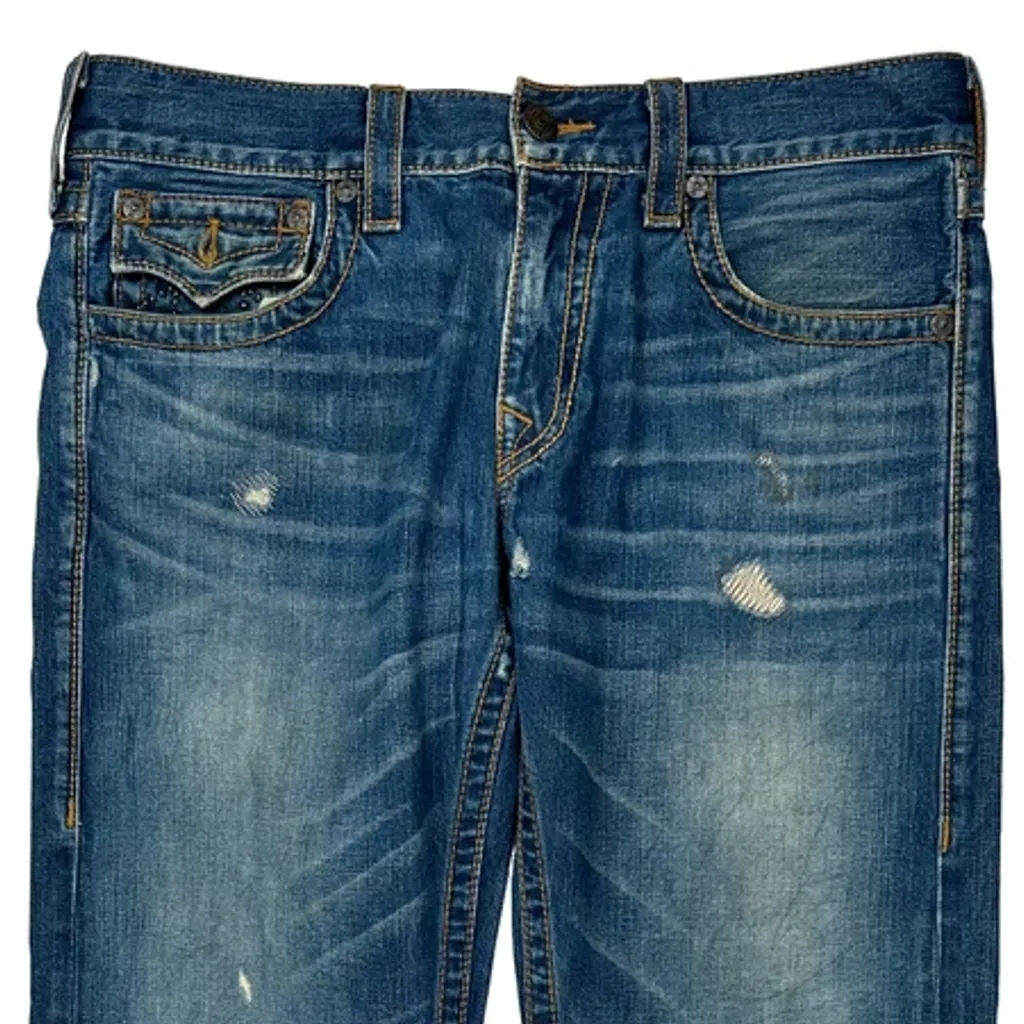 True Religion Jeans - 36W US 10 Blue Denim - Image 6